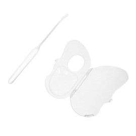 TOVINANNA Cosmetic Palette Kit 1 Set Makeup Palette Spatula Blending Tray Pigment Mixing Tool for Levels