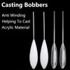 5 Pack Casting Bobber Float, 12/15/20/25/30G Floating Acrylic Bombarda Fly