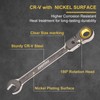 Egofine 11 Piece Flex Head Ratcheting Wrench Set, Metric Wrench