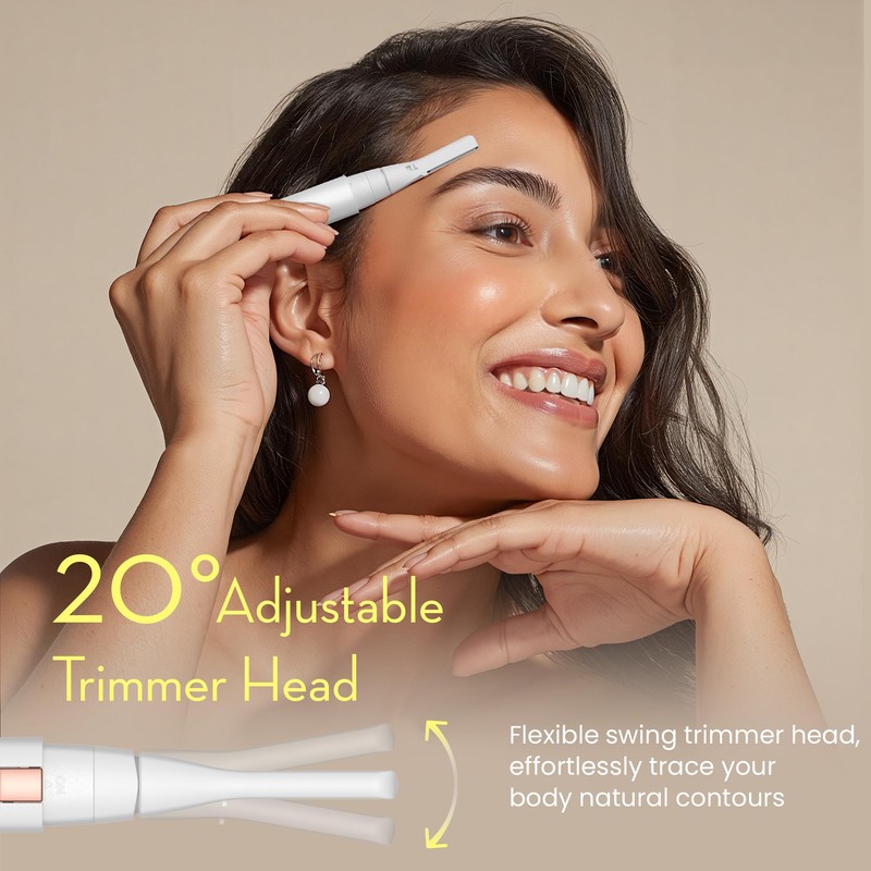 OLOV slim Facial Hair Removal for Women, Painless Eyebrow Trimmer