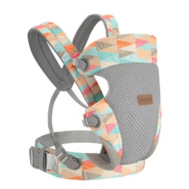 BABYPARK 3-in-1 Baby Carrier Newborn to Toddler - Ergonomic(7.5-45lbs),Cozy Baby Carrier，Enhanced Lumbar Support，Easily AdjustableLightweight & Breathable Child Carrier (geometry)