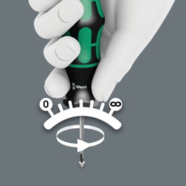 Wera 05028042001 Kraftform 300 IP Torque-Indicator Torx-Plus Screwdriver, 8 IP Head, 65mm Blade Length