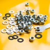 sourcing map 10mm x 5mm x 1mm Metal Flat Washer