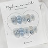 Ice Handmade Nail Tips Nail Tips - Almond / 아이스