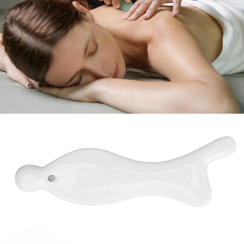 Facial Massager Gua Sha Tool Ceramic Reduce Puffiness Face Sculpting