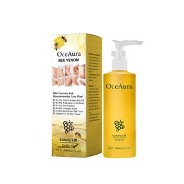 AMALIA Hydrating body oil, Bee Venom Luxury Lift Body Oil, 60ml/2 FL OZ, Skin Firming and Wrinkle Reduction Formula with Hyaluronic Acid