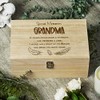 ukgiftstoreonline Grandma Remembrance Large Wooden Memory Keepsake Box Gift
