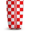 Checkerboard Checkered Checked Check Pattern Red White Tote Bag