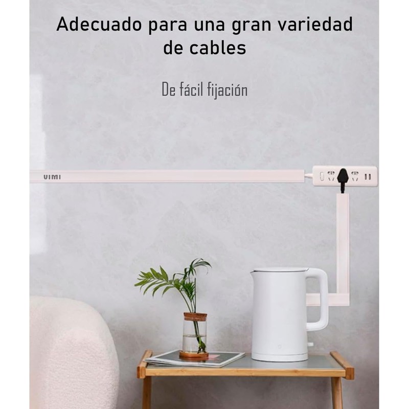 Vimi Cubierta para Cables De 3 Metros Organizador Y Protector