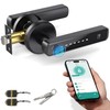 Asidrama Smart Fingerprint Door Lock with Keypad Handle - Keyless