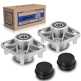 Gaoerfu-CP Golf Cart Front Wheel Hub Assembly with Bearings for Club Car DS & Precedent 2003-up,Gas & Electric, OEM# 102357701（2PCS）