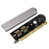 M.2 NVMe SSD to PCIe Adapter PCIe 4.0 Aluminium Alloy
