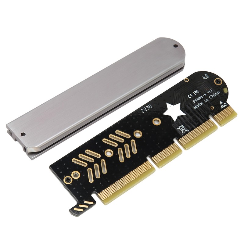 M.2 NVMe SSD to PCIe Adapter PCIe 4.0 Aluminium Alloy