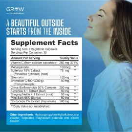 Grow Vitamin Clear Lung Cleansing Formula with Vitamin C to Support Bronchial System