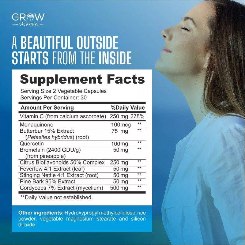 Grow Vitamin Clear Lung Cleansing Formula with Vitamin C to