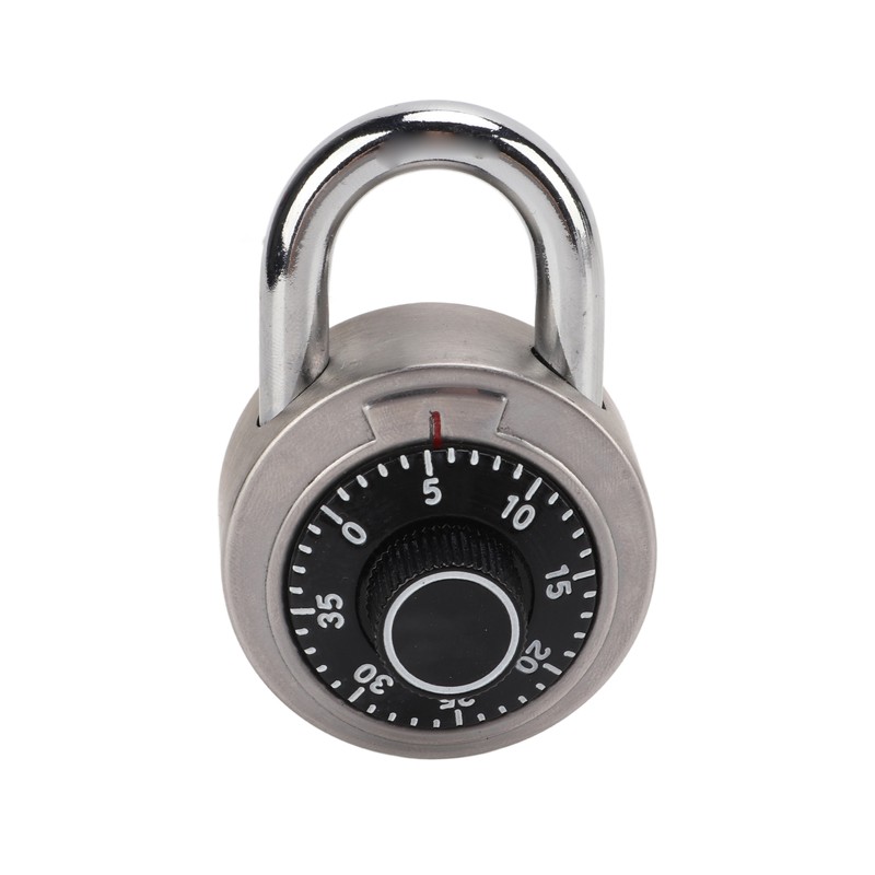 Dial Combination Lock Heat Treatment Hardened Steel Security Waterproof for