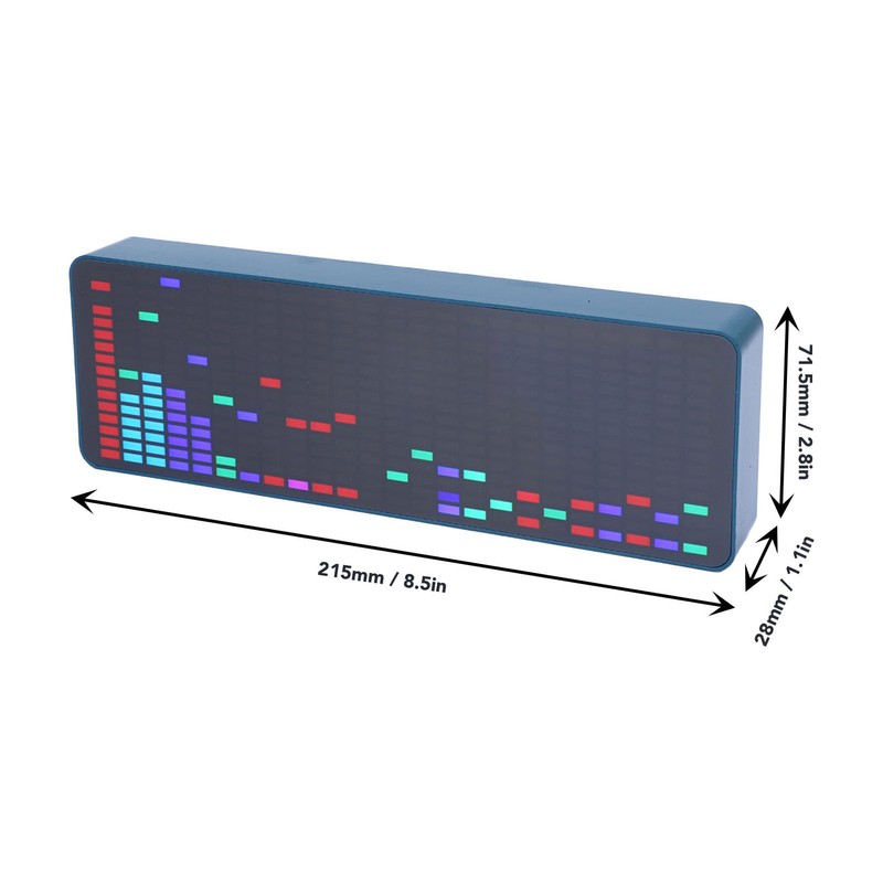 Real Time Music Visualizer RGB LED Spectrum Analysis 16 x