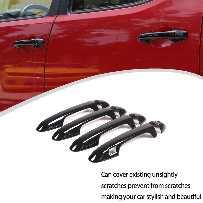 Lcojicep ABS Exterior Door Handle Protector Trim Frame Cover Compatible