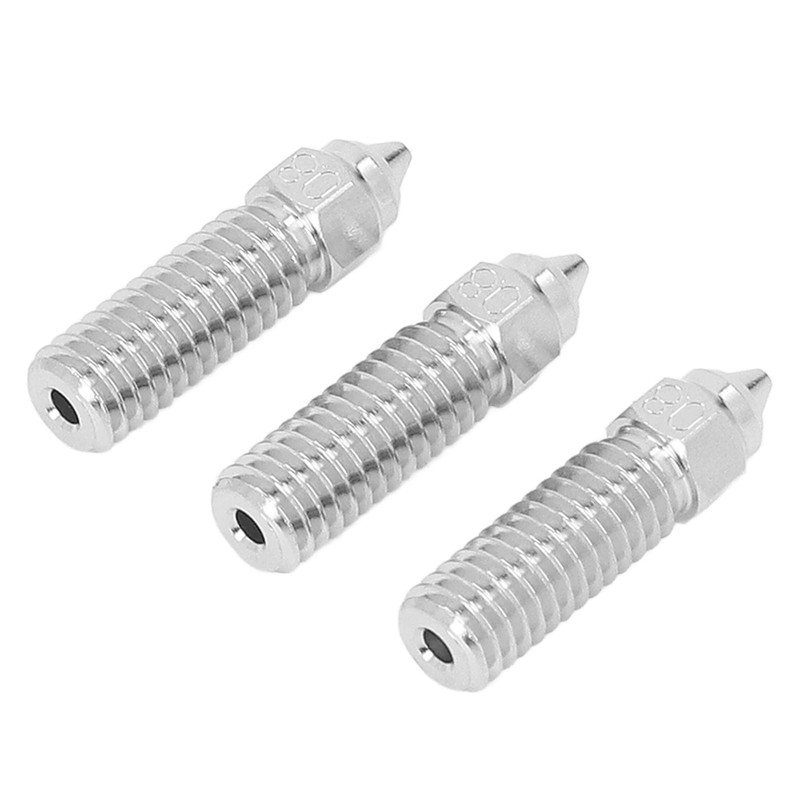 3Pcs 3D Printer Extruder Nozzle 1.75mm M6 High Speed Hotend