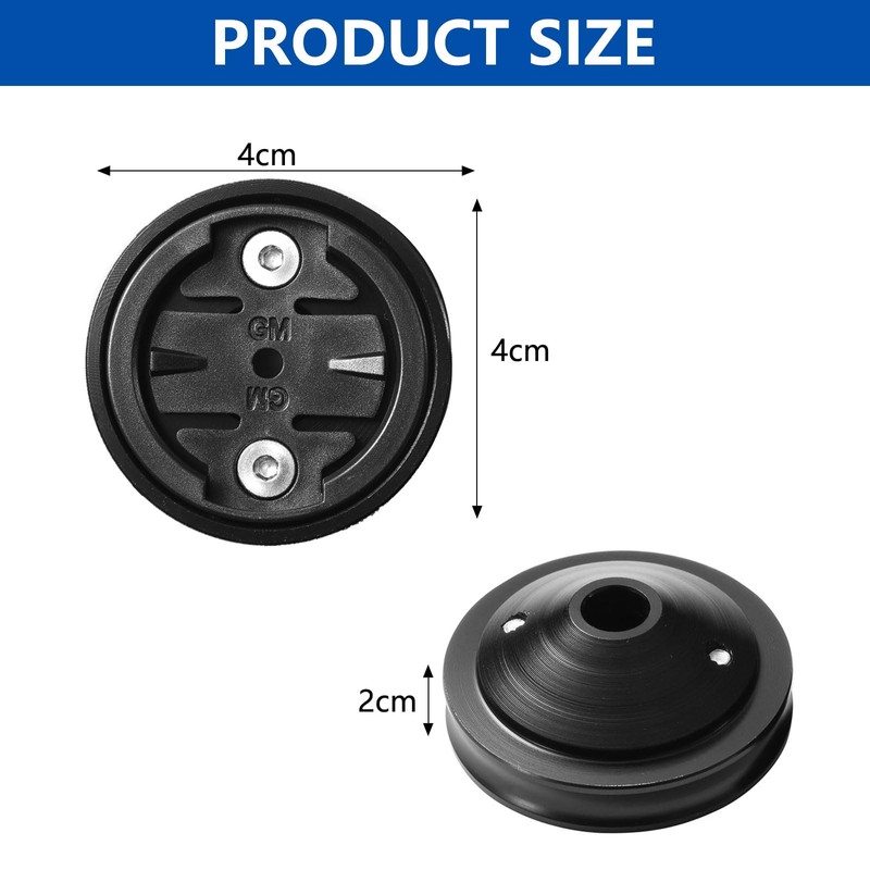 aiyraa Universal Bicycle Stem Top Cap Computer Mount, for Garmin