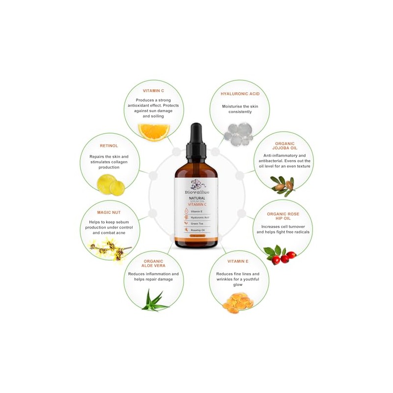 GANADOR DE LA COMPARACIÓN 2023 BIOVALLUE PREMIUM HIALURÓNICO SERUM 100ML