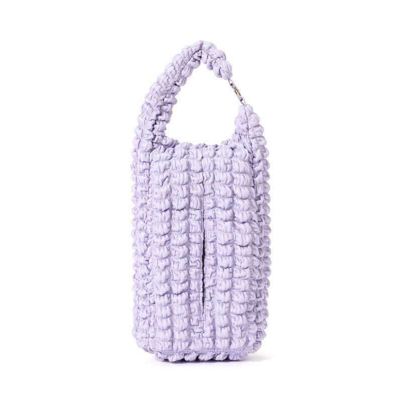 Francfranc Mokomoko Hanging Tissue Cover Purple Tissue Case Wall Hanging