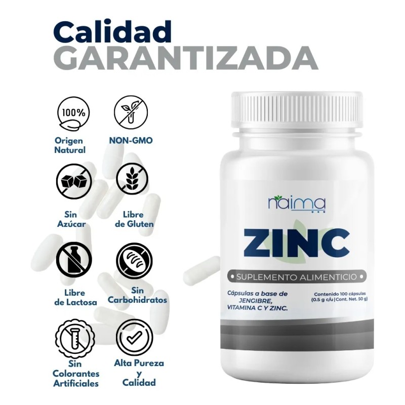 Citrato Magnesio 500mg 100 Cápsulas Sabor