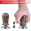 53mm Calibrated Espresso Tamper, MATOW Calibrated Coffee Tamper with Spring