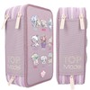 Depesche 12843 TOPModel - Filled 3-Compartment Pencil Case in Purple,