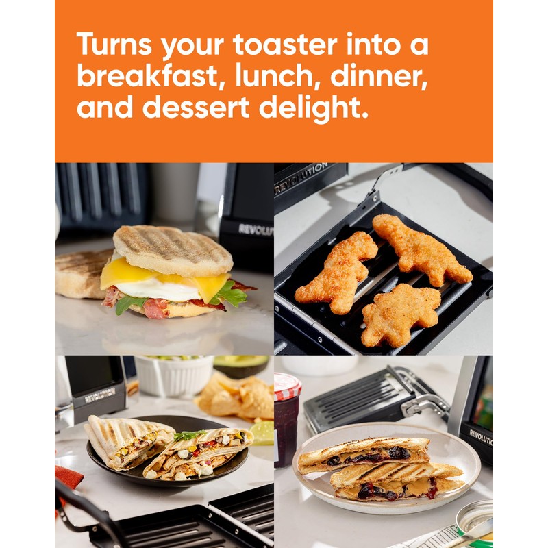 Revolution Toastie Press (Works With All Toasters) Conveniently Toast Delicious