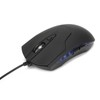 Wired Mouse Blue Backlit Type C Ergonomic Multimedia Keys Adjustable