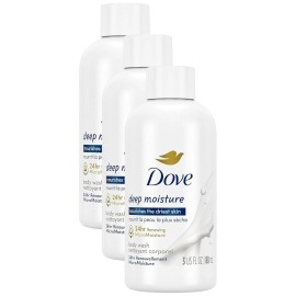 Dove Body Wash Deep Moisture for Dry Skin Body Wash with 24hr Renewing, (3 Pack)