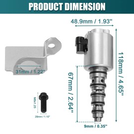 Unifizz 1 Set 3C3Z6F089AA VGT Solenoid Intake & Exhaust Camshaft Position Actuator Solenoid Valve Kit Engine Variable Valve Timing Solenoid for For-d E-350 E-450 For-d Excursion V8 6.0L F-250-F750