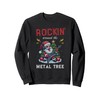 Rocking Around The Heavy Metal Tree Christmas Rock Music Sweatshirt,
