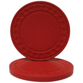 Brybelly Diamond Ring Poker Chip 8.5-Gram Clay Composite – Pack of 50 (Red)
