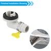 PATIKIL 15mm Air Conditioner Drain Hose Connector, 4 Pcs Universal