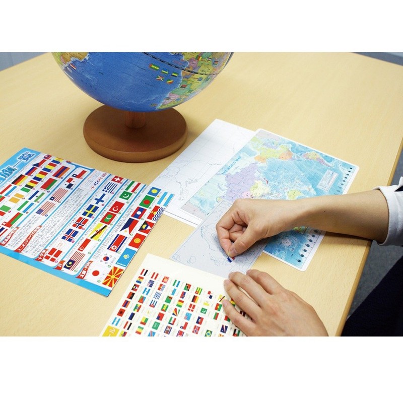 Tokyo Cart Graphic World Flags List A2 MP01F