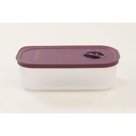 TUPPERWARE Quadro 350 ml Purple Rotary Scale for Cooking Times on Lid Storage Container