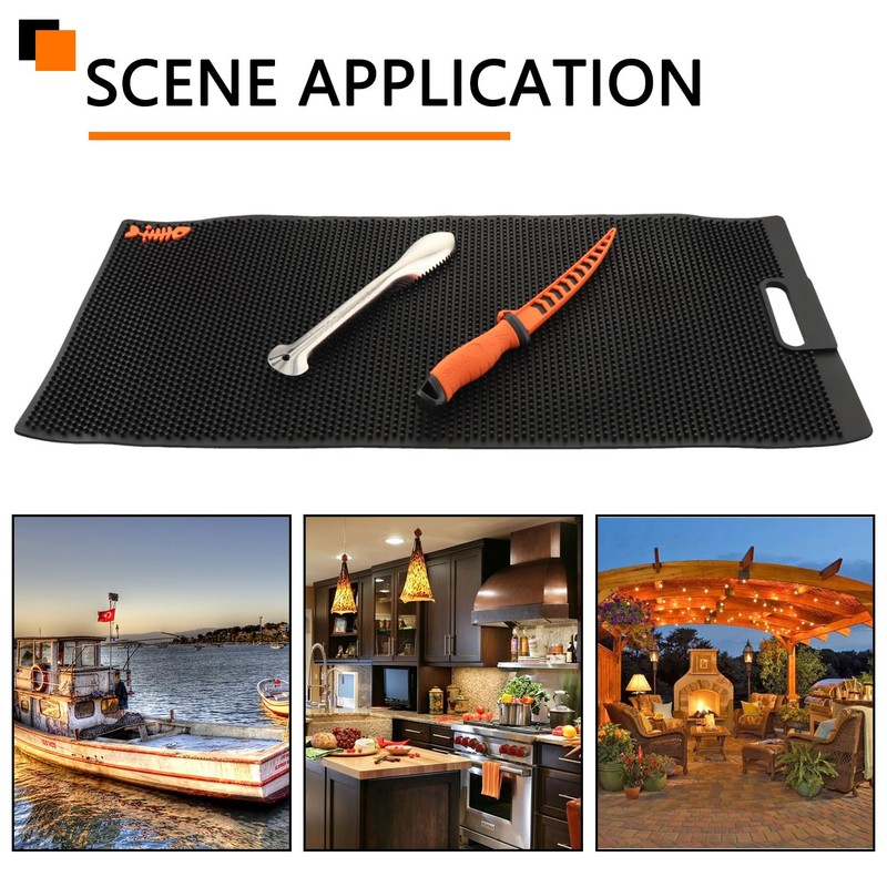 AFEISOL 32 Inch Non Slip Fish Fillet Mat Heavy Duty