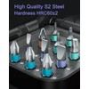 JXTZ 24-in-1 Magnetic Ratchet Screwdriver Set, Multi-Bit Precision Repair Tool