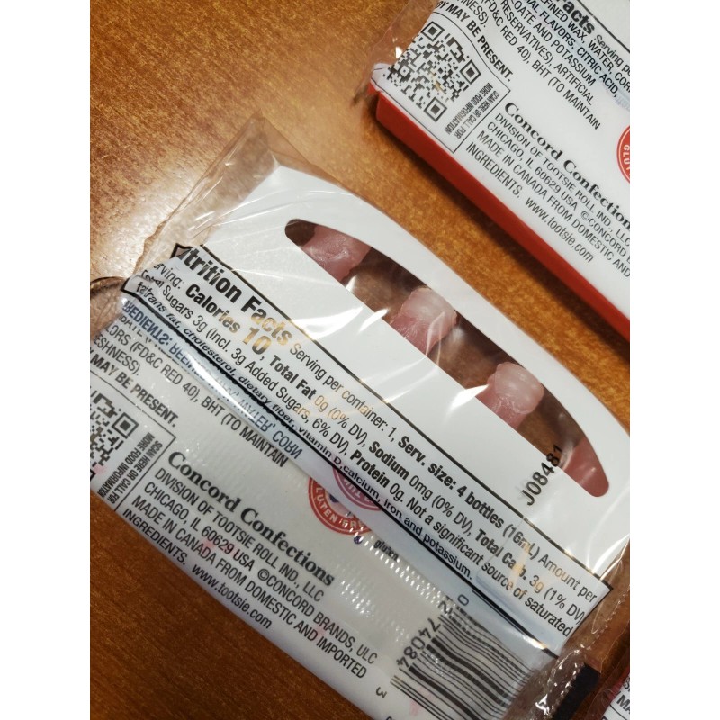 Nik-L-Nips 24 Count: L Nik-L-Nip Candy "Cupids Love Potion" Cherry