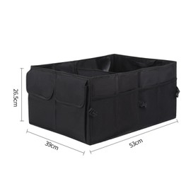 Car Folding Box, Boot Bag with Storage Space, Boot Organiser, Boot Bag, Foldable Car Organiser Boot with Compartments, Boot Organiser, Car Storage and Organiser