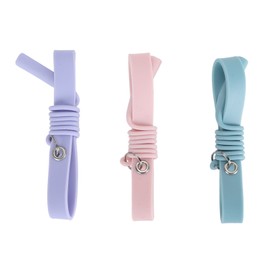 Lash Extension Tweezers Bracelet Soft Skin Friendly Silicone Eyelash Extension Tweezers Wrist Band 3pcs