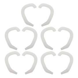 Garneck Protruding Ear Support 5 Pairs Auricle Corrector Invisible Tape Silicone Tape Ear Valgus Auricle Ear Support Silicone Patch External Auricle Corrector Valgus Auricle Corrector