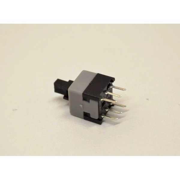Unbranded 25 Pcs Torch Latching 8.5x8.5mm Push Button DPDT Switch
