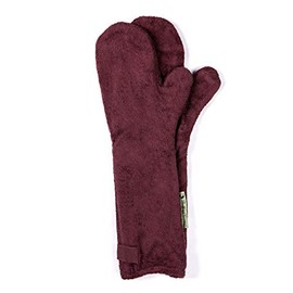 ruff tumble Dog Drying Mitts (Burgundy)