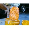 Meguiars Guante Lavado Microfibra Manopla Hybrid Wash Mitt Naranja