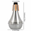 Unbranded Trumpet Mute Lightweight Portable Straight For Jazz Beginners Students