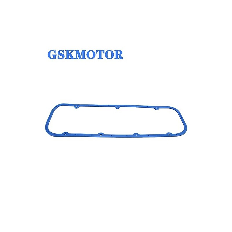 GSKMOTOR Blue Steel/Rubber Valve Cover Gasket Reusable for Chevy Engine