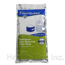 FilterQueen Defender Air Purifier Replacement Filter, Activated Charcoal Pre-Filter Wrap, For Odor and Pollution Reduction